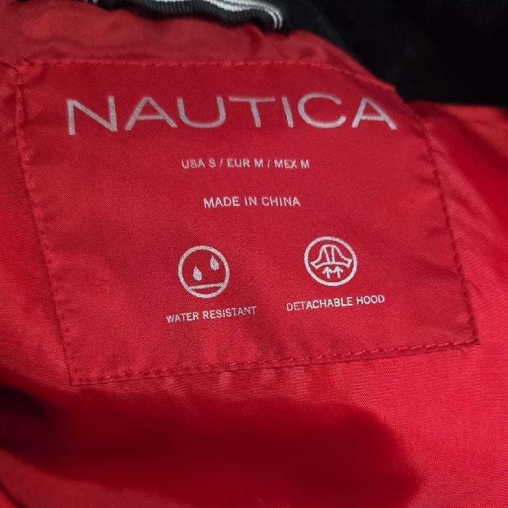 Nautica Women's Red Quilted Puffer Jacket - Picture 4 of 4
